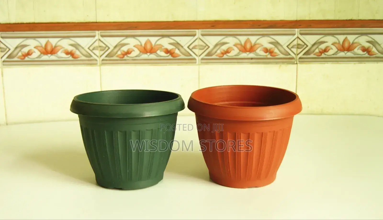Round Plastic Plant Flower Pots