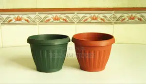 Round Plastic Plant Flower Pots