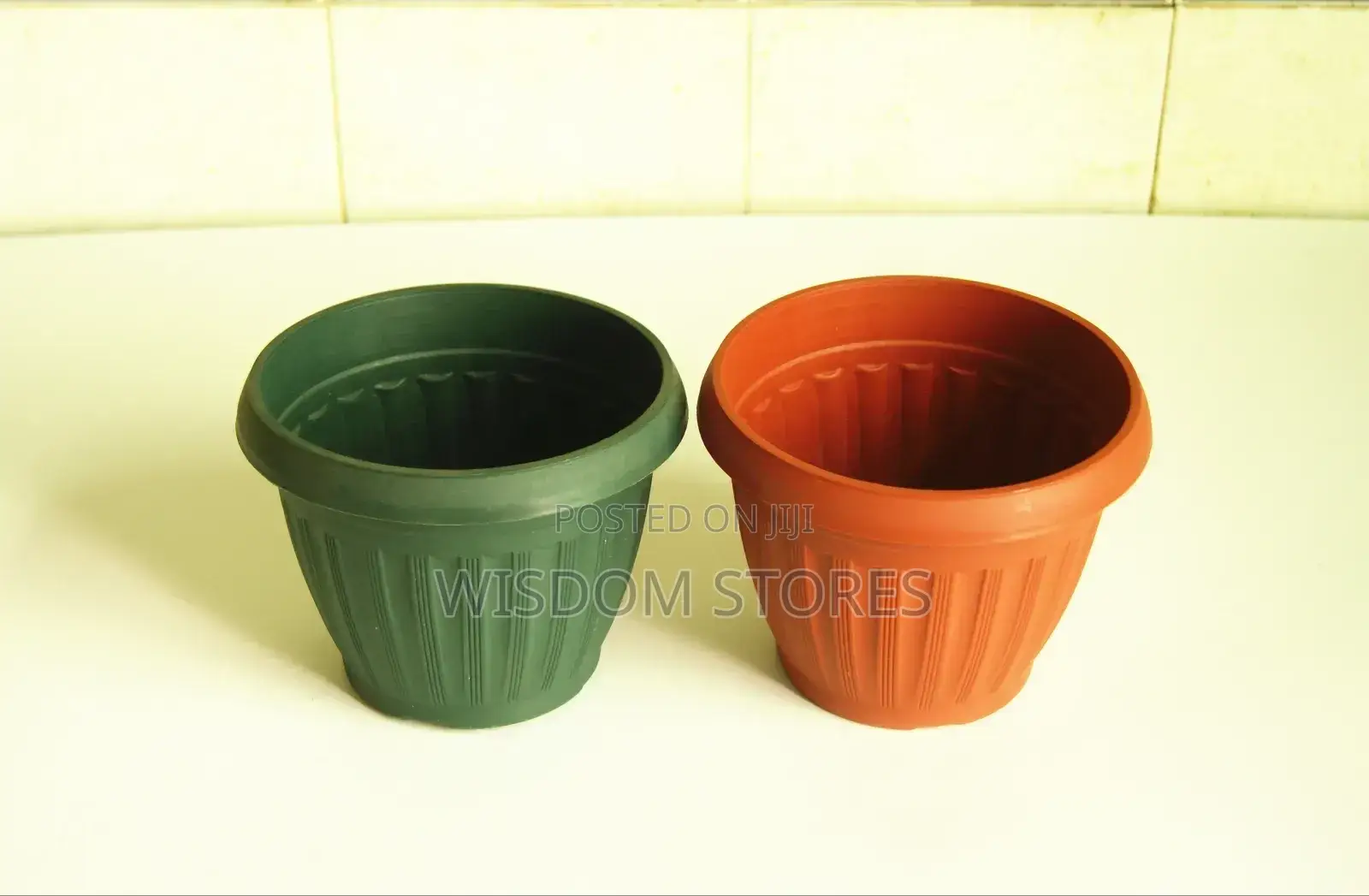 Round Plastic Plant Flower Pots