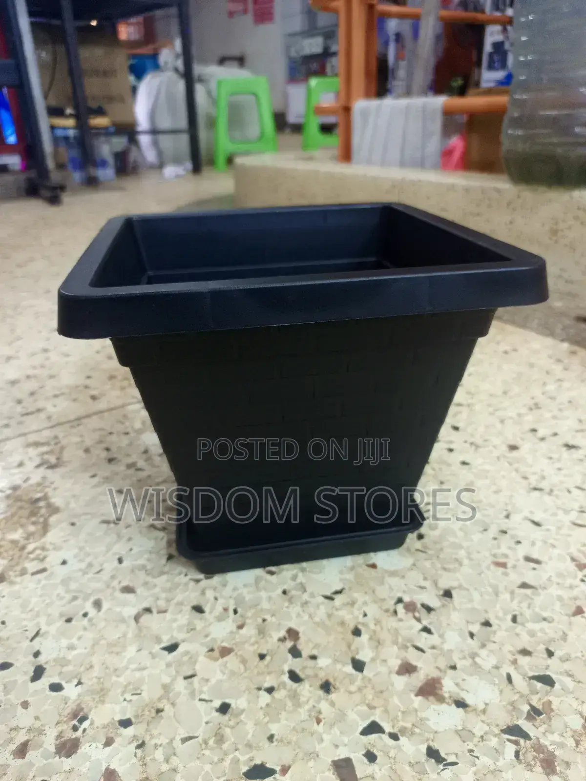 Square Plastic Plant Pot