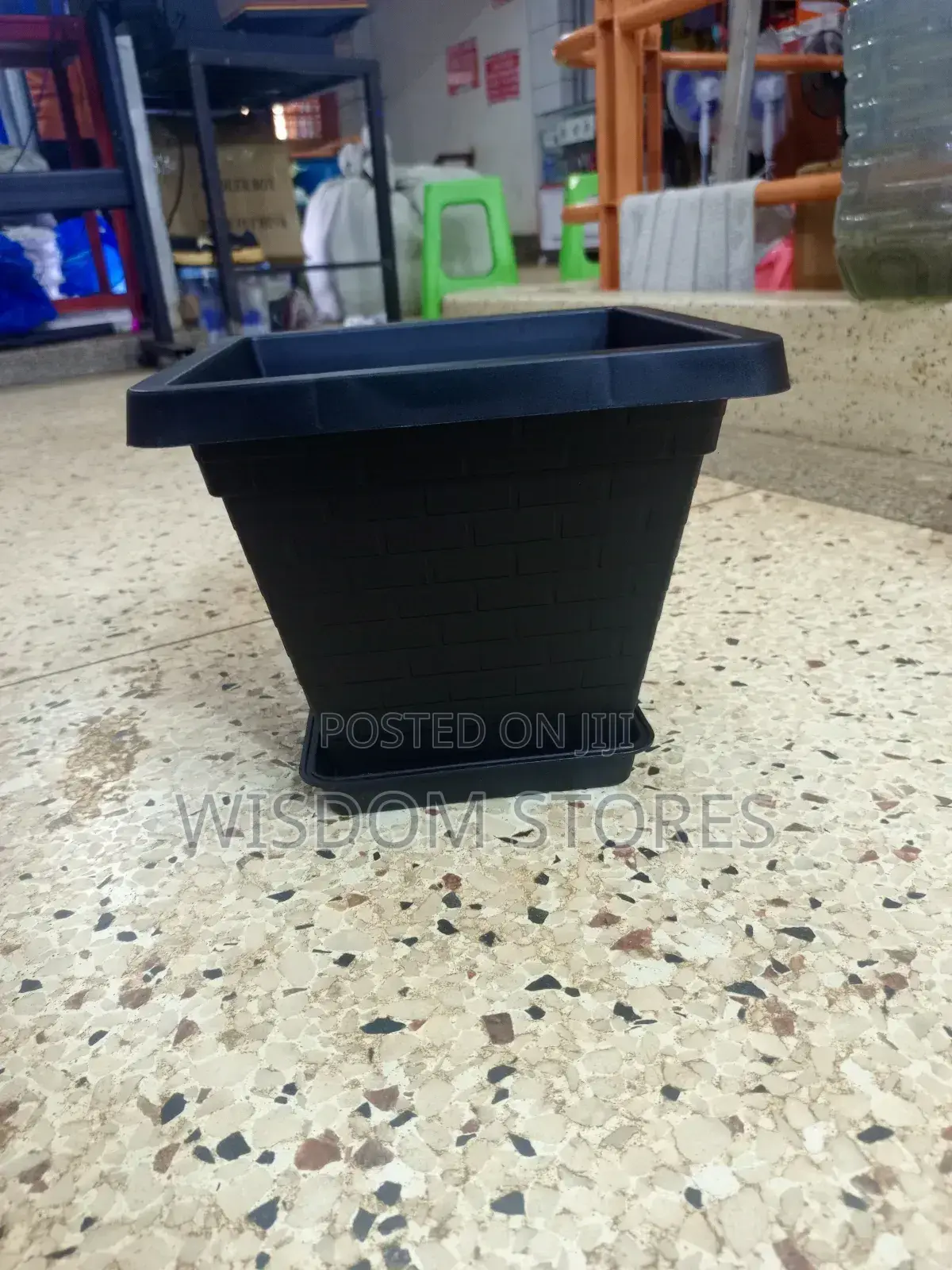 Square Plastic Plant Pot