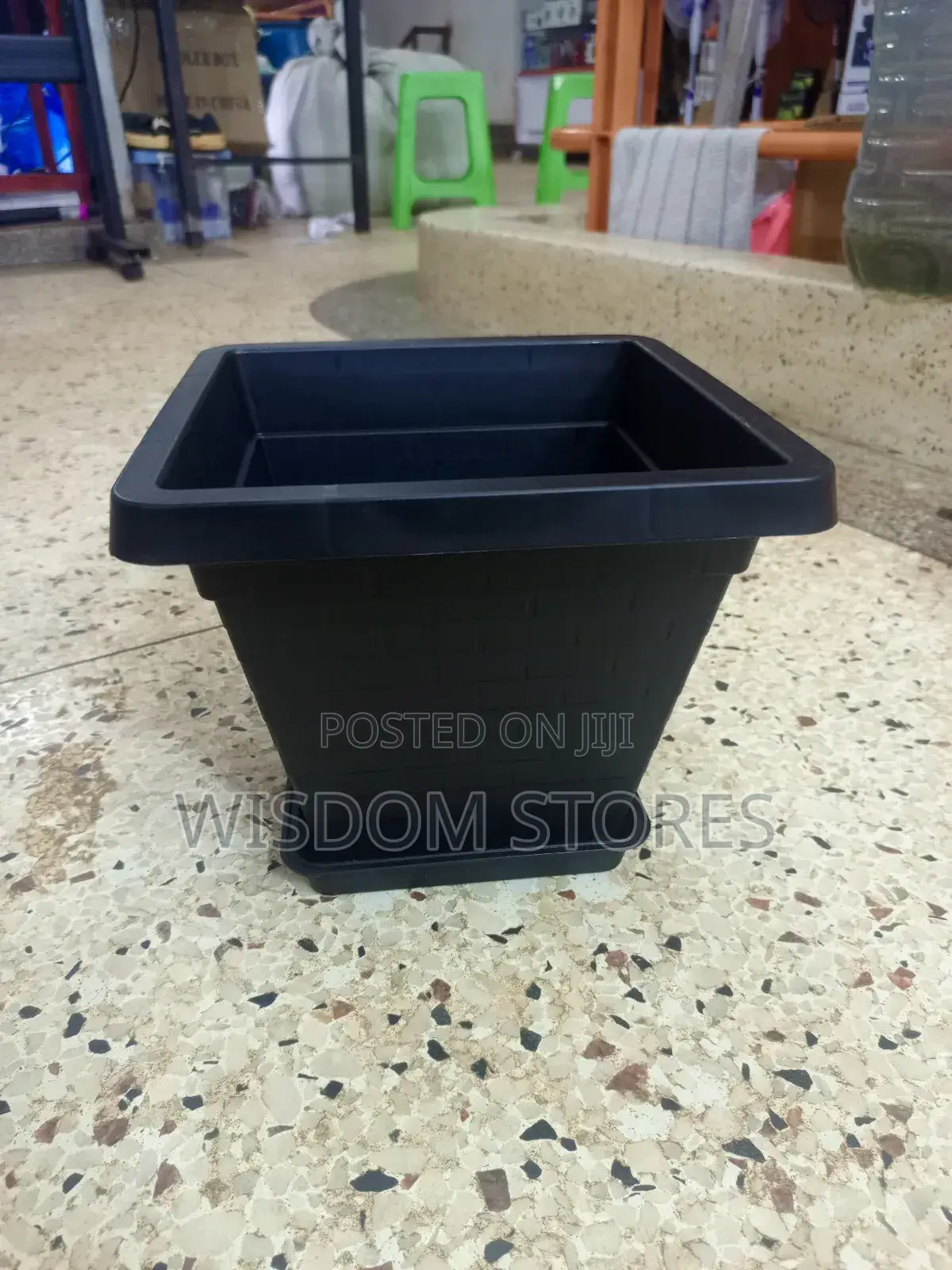 Square Plastic Plant Pot