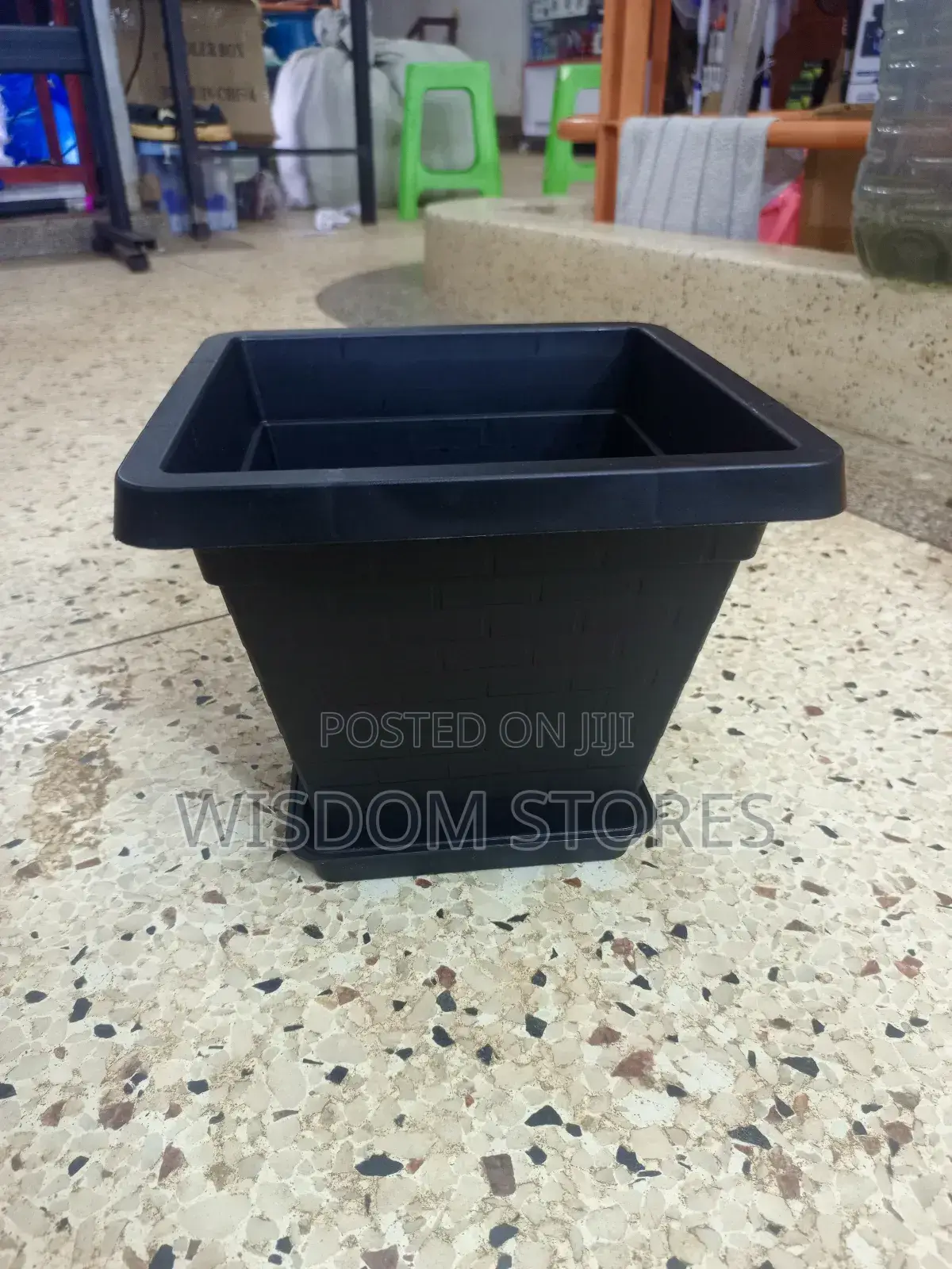 Square Plastic Plant Pot