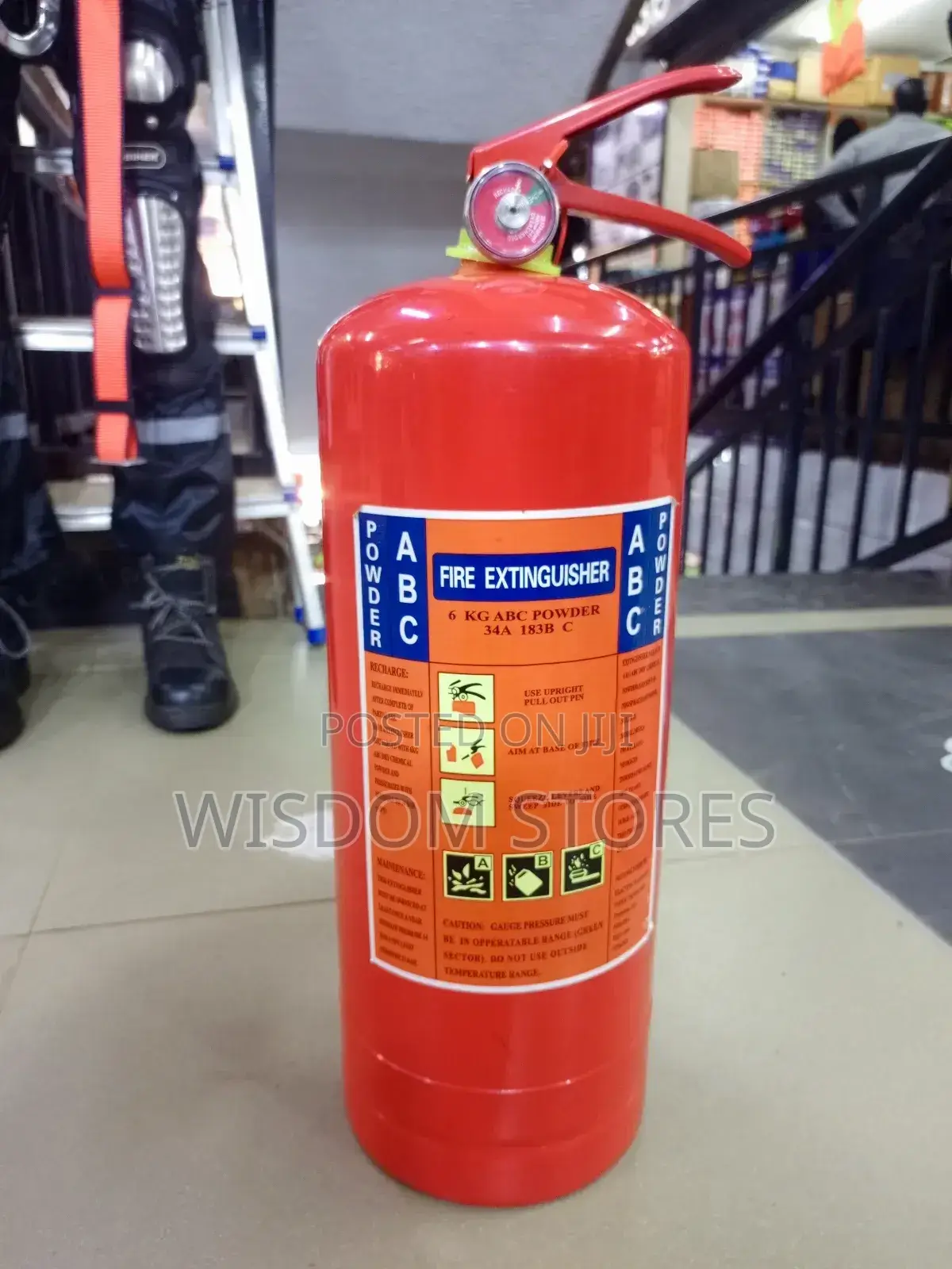 6kg Powder Fire Extinguisher.