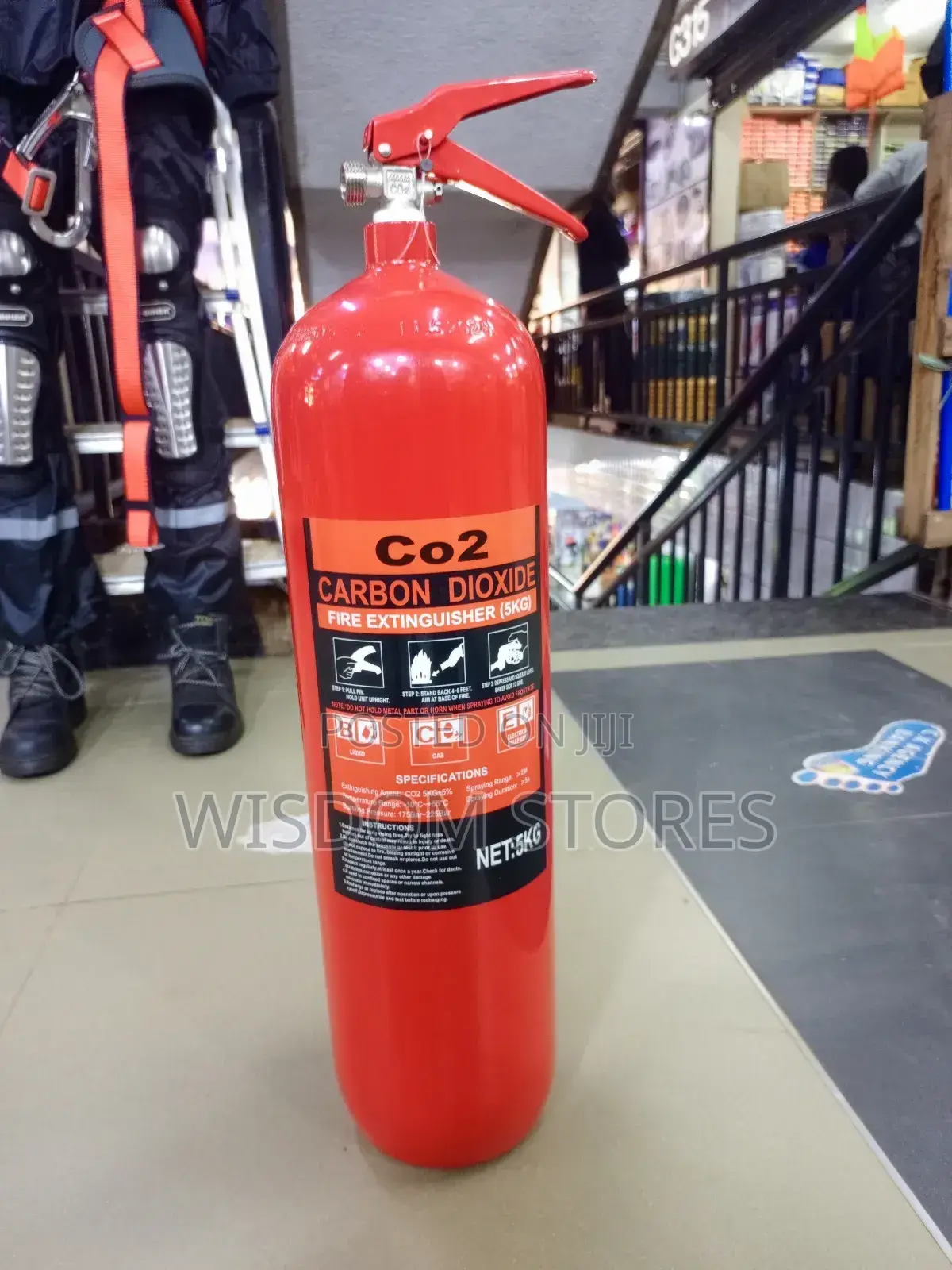 Co2 (Carbon Dioxide) Fire Extinguisher. 5kg
