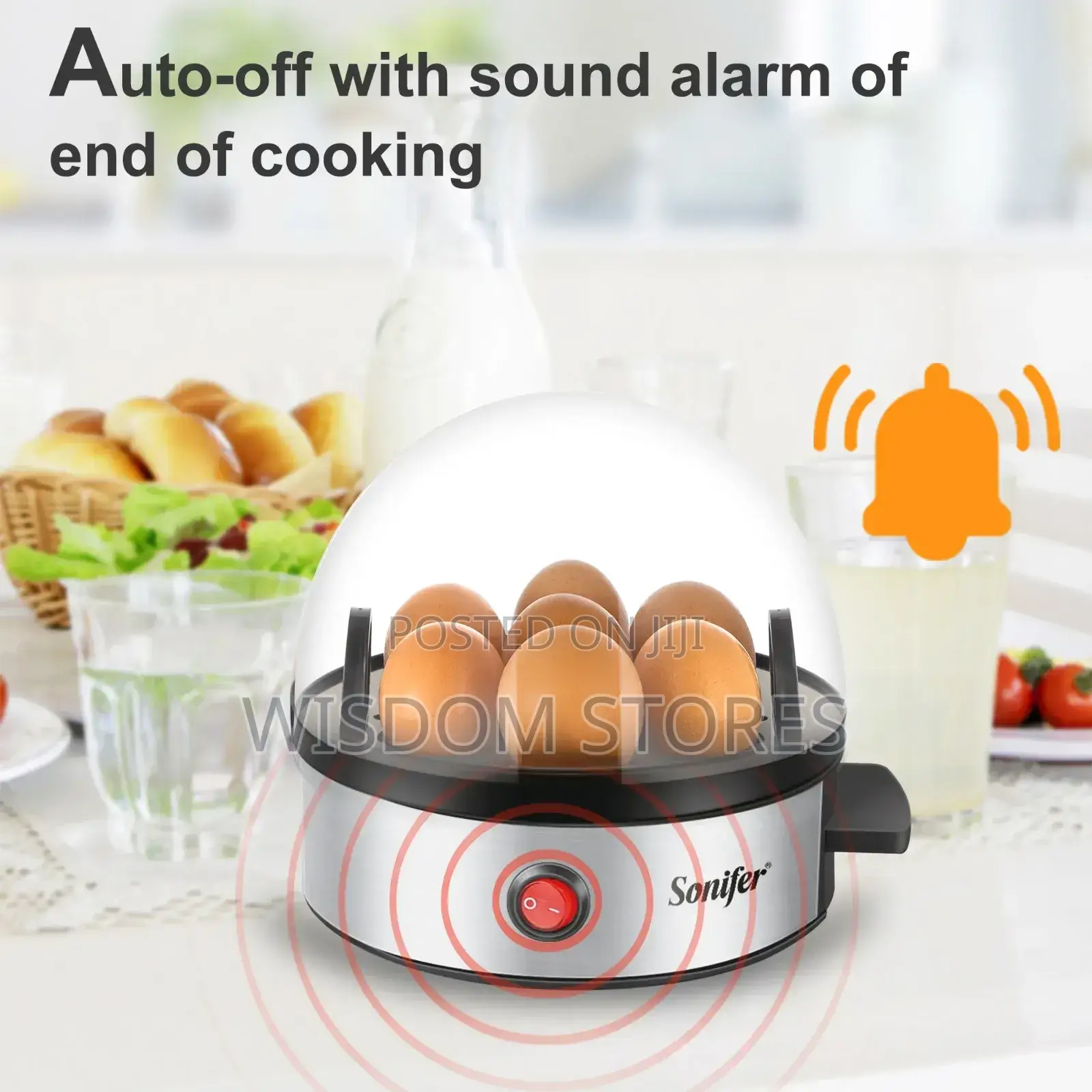 Stainless Steel Automatic Electric Egg Boiler Steamer