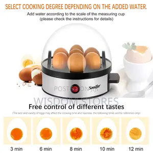 Stainless Steel Automatic Electric Egg Boiler Steamer
