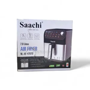 Saachi Digital Air Fryer 7.0l Nl-Af-4787d -12 Pre-Set Cooking
