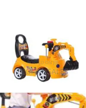 Kids Ride on Crane Push Baby Car, Comfortable Seat With Backrest,