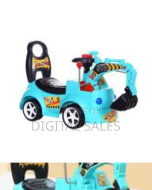 Kids Ride on Crane Push Baby Car, Comfortable Seat With Backrest,