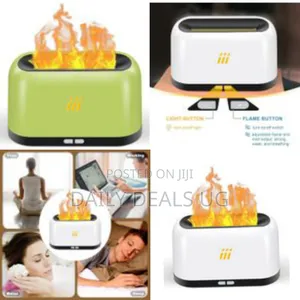 Oil Diffuser With Flame Light Air Aroma Humidifier for Home Large