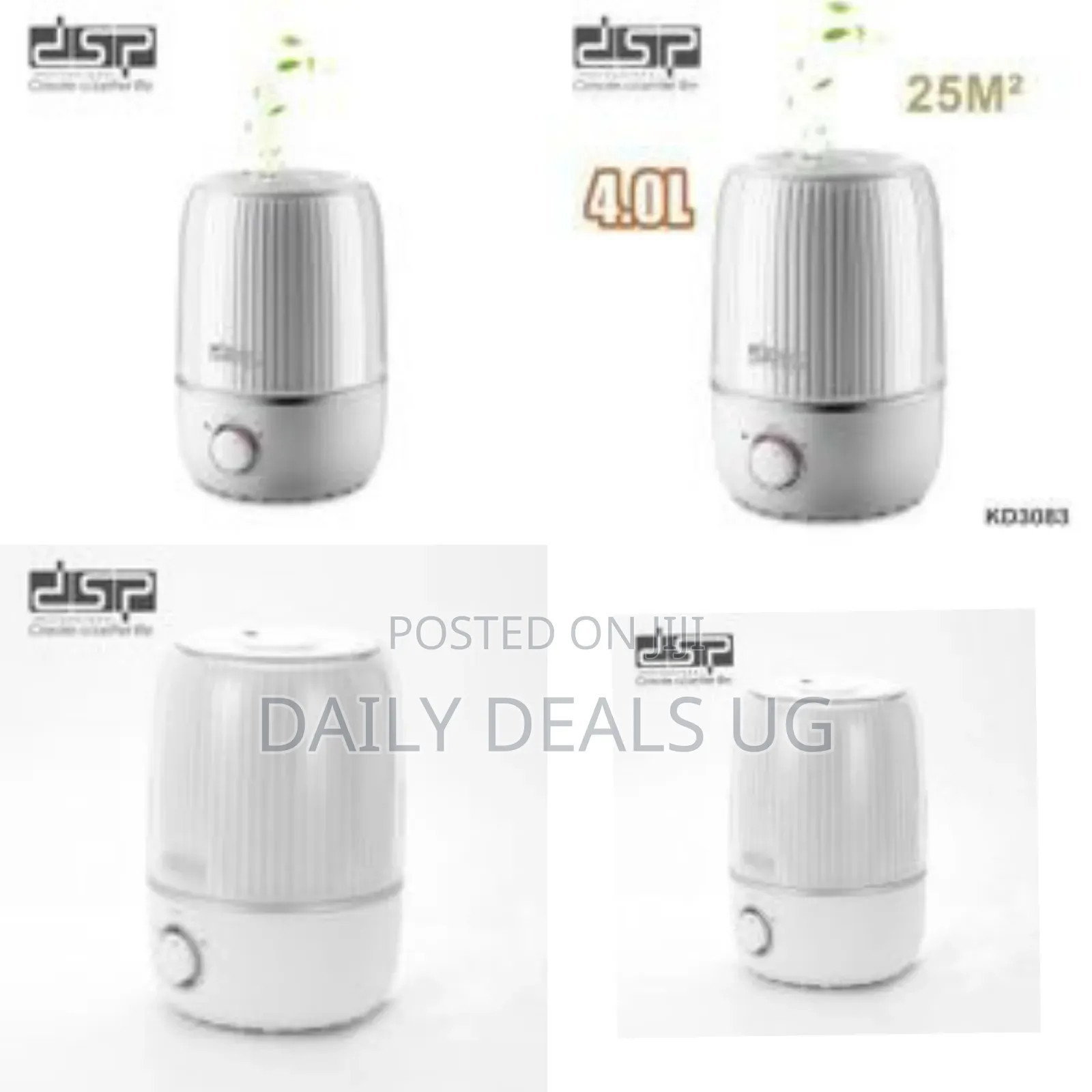 DSP Ultrasonic Air Humidifier Manual Essential Oil Aroma Diffuser Mist