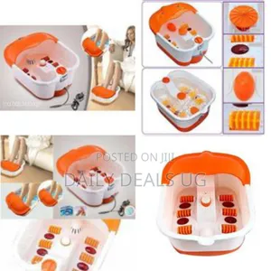 Multifunction Footbath Massager Spa With Heat Vibration and Roller