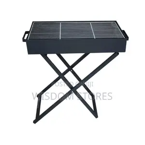 Small Outdoor Portable Foldable Charcoal BBQ With Grill 30*40 Cm