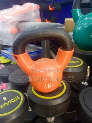 4kg Vinyl Coated Kettlebell