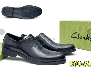 Original Men’S Black Clarks Formal/Gentle Office Shoes