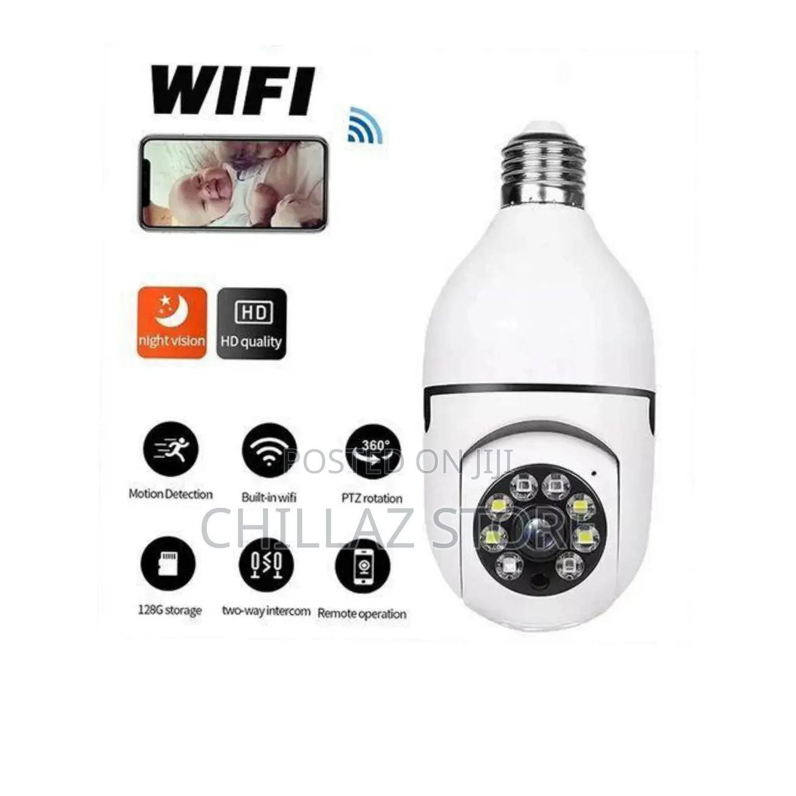 V380pro Bulb Camera.