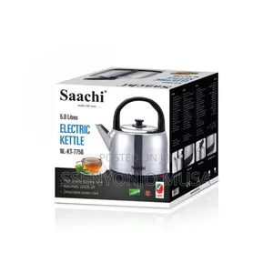 Saachi Nl-Kt-7756 5l Electric Kettle -Rapid Boil, Stainless-