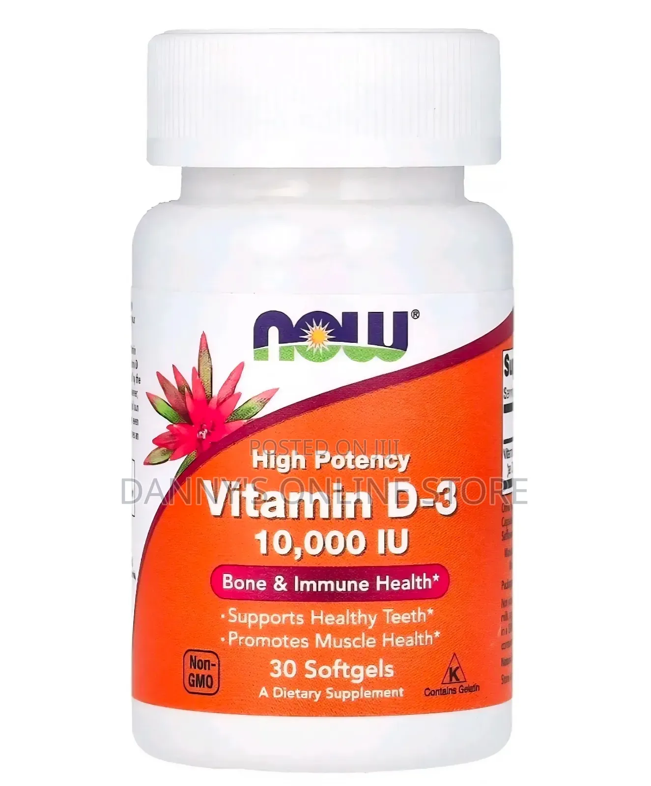 Now Foods, Vitamin D-3, 10,000 Iu, 30 Softgels