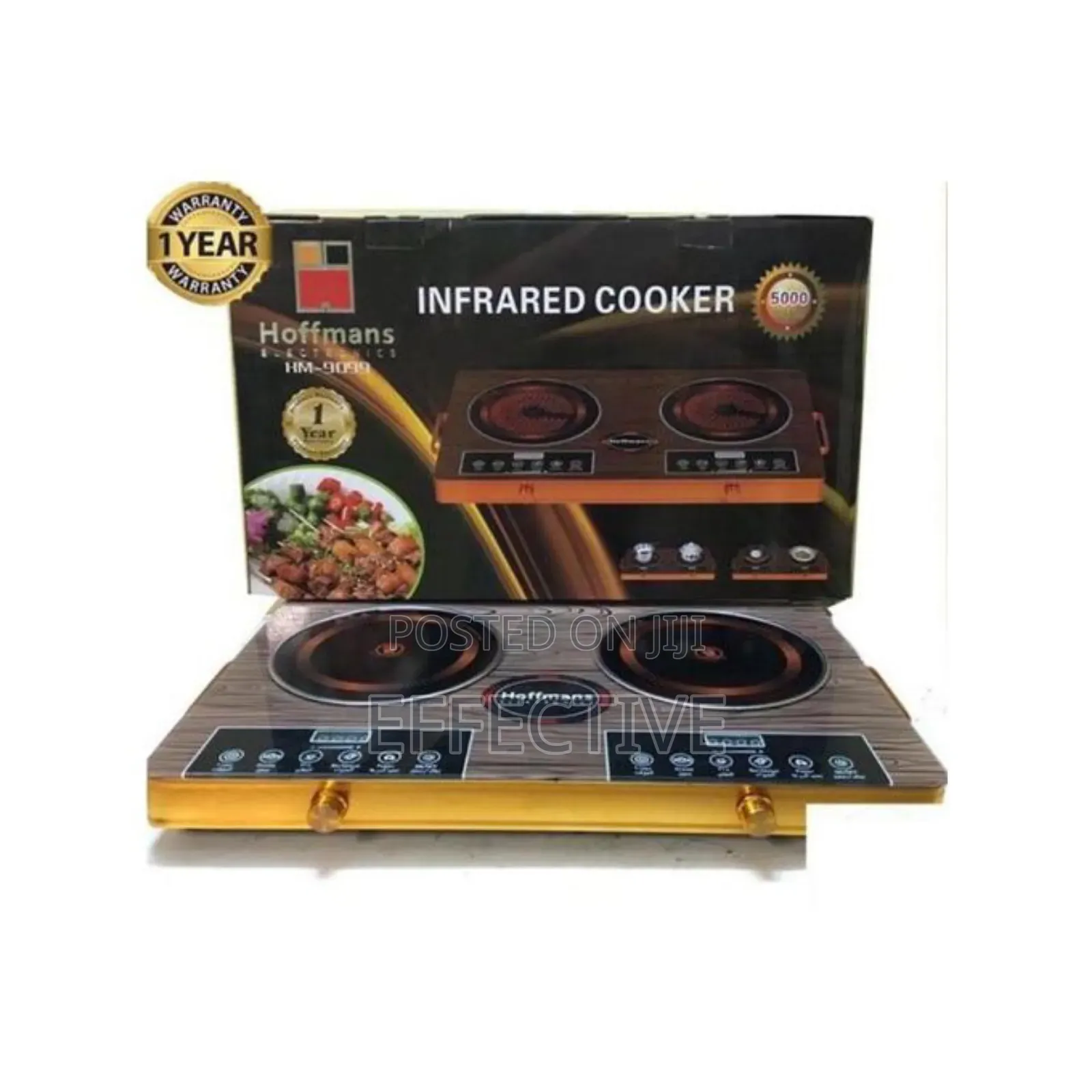 Hoffmans Double Infrared Induction Cooker