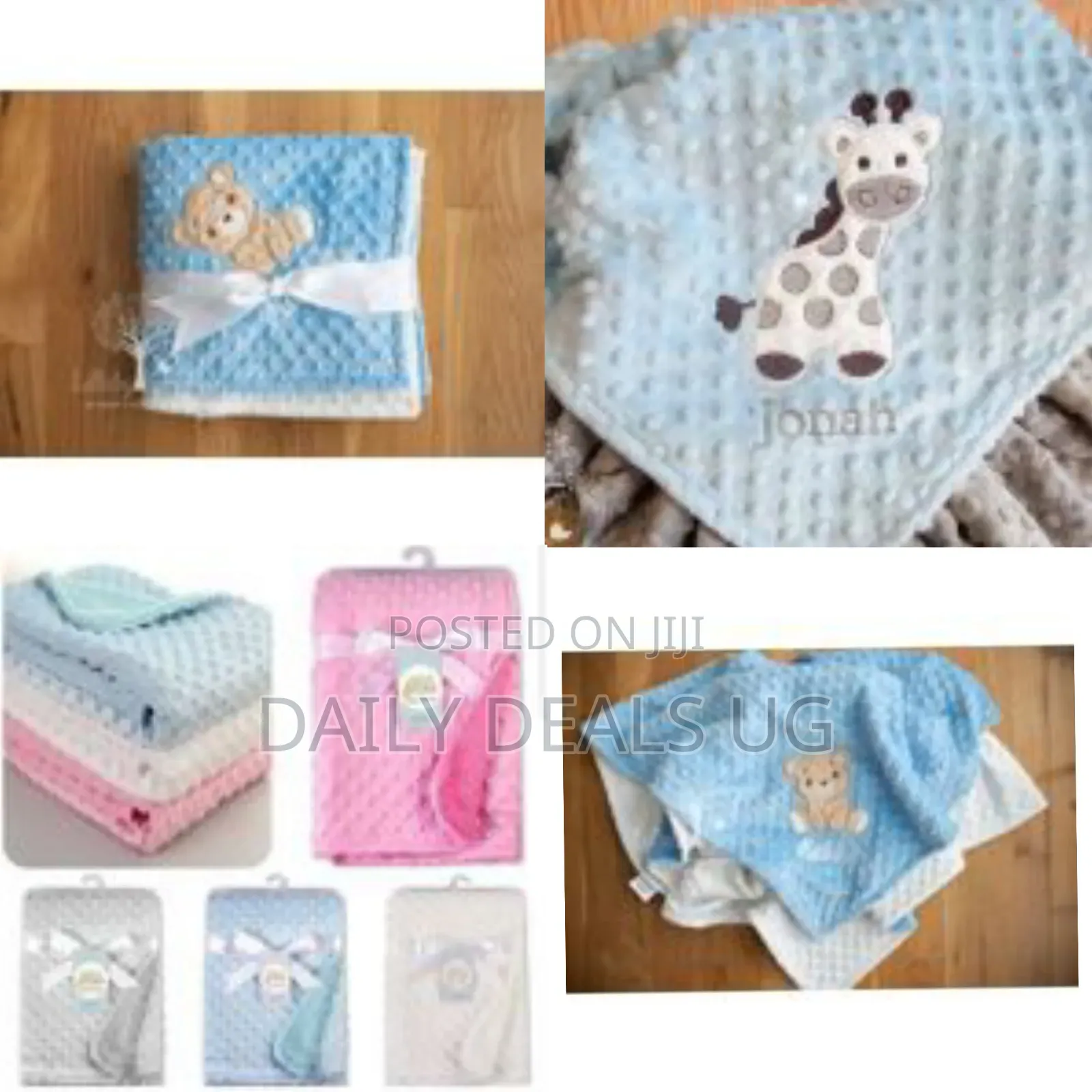 Personalized Customized Newborn Gift Blushing Baby Blanket,Super