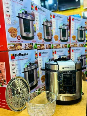 6l Hoffmans Electric Pressure Cooker With Fryer Steamer