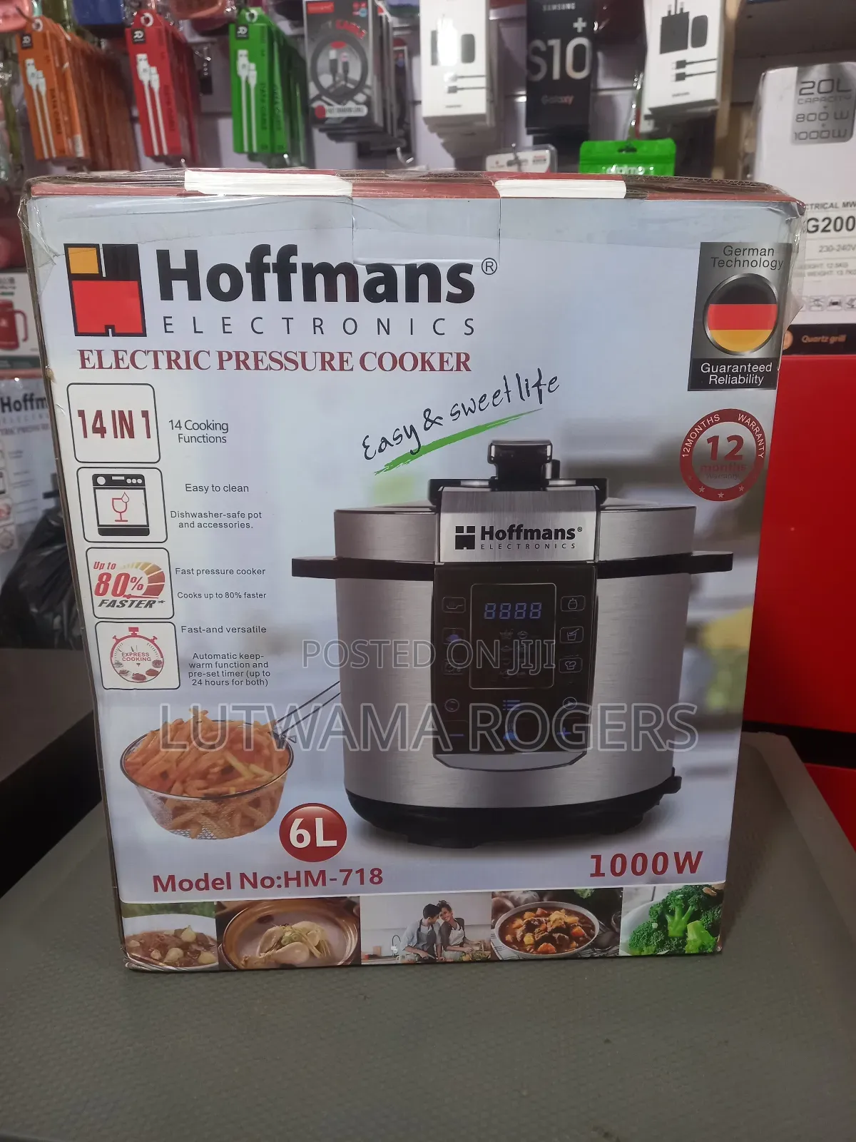 Hoffmans 14in1 Pressure Cooker and Steamer