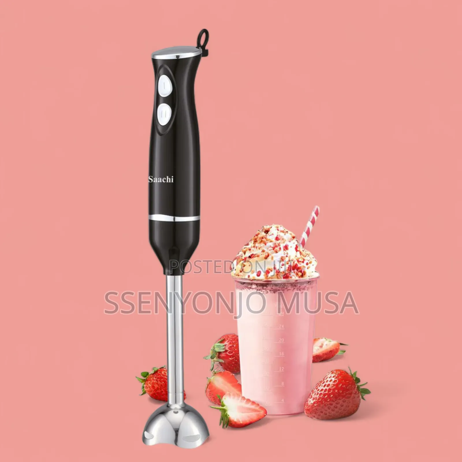 Saachi Hand Blender 200w - 4265 - Compact Powerful Mixing