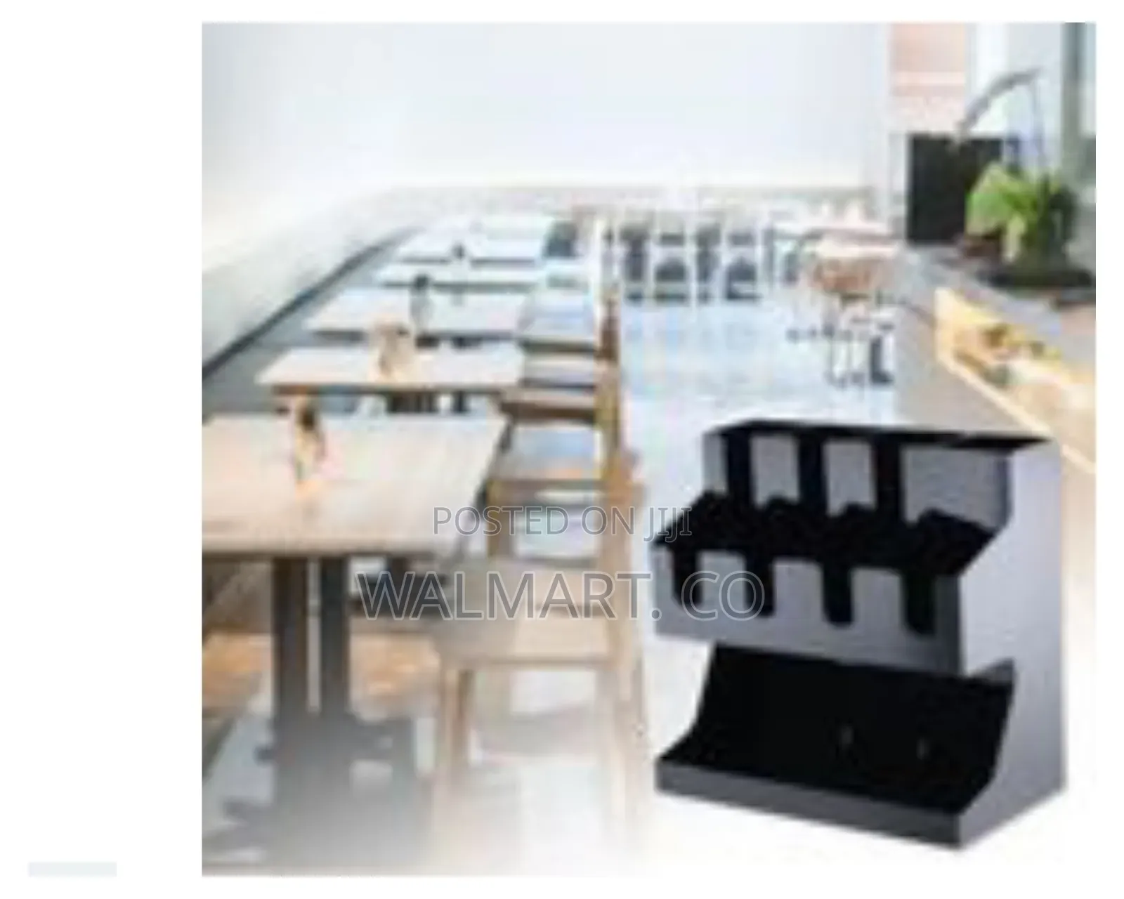 Storage Rack Coffee Tea Bags Cup Holder-,Black