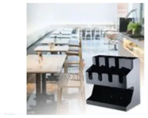 Storage Rack Coffee Tea Bags Cup Holder-,Black