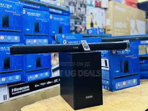 Golden Tech Soundbar And Wireless Subwoofer With Deep Bass