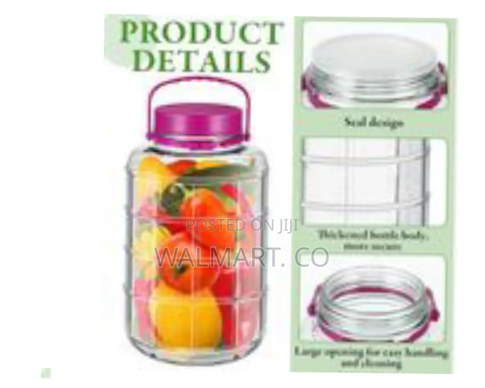 Bon Appetit 5l Air Tight Glass Jar Container