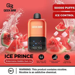 Geek Bar Ice Prince 5000 Puffs Disposable Vape in Uganda