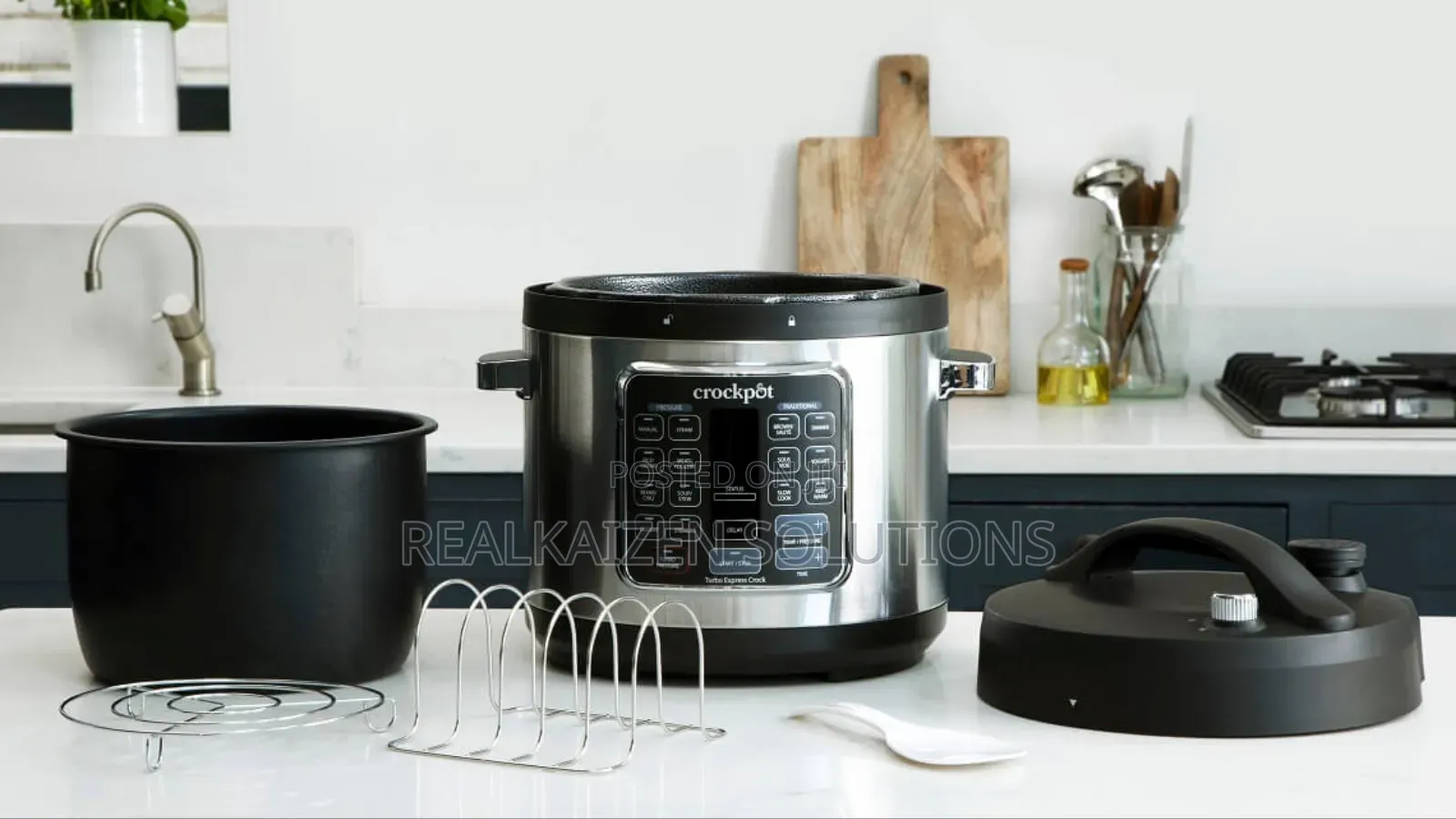 Uk Crockpot 5.6l Turbo Express Electric Pressure Multicooker Cooker
