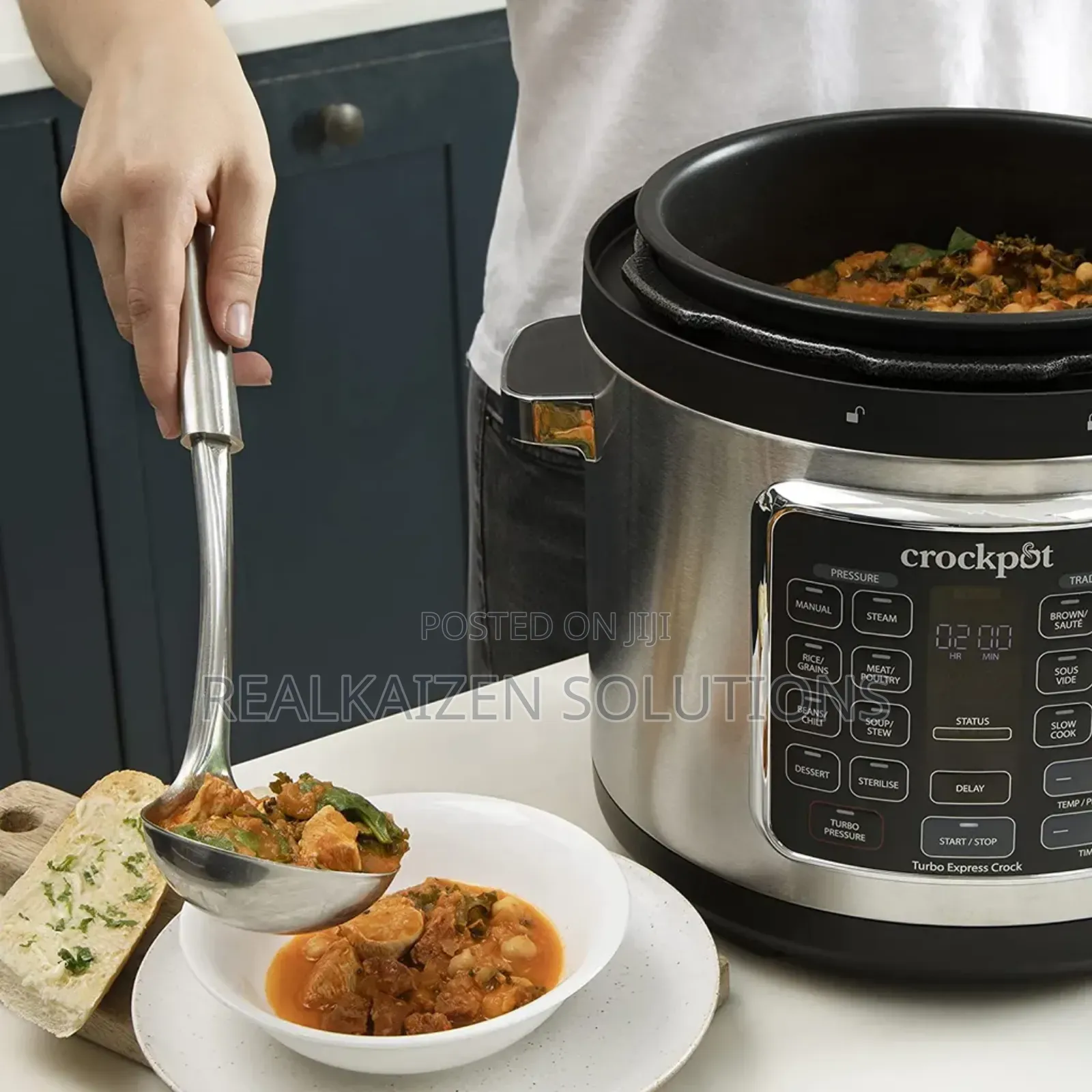 Uk Crockpot 5.6l Turbo Express Electric Pressure Multicooker Cooker