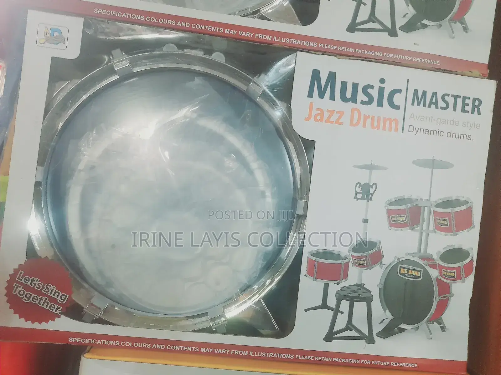 Music Master Jazz Drum" Toy Set For Children.