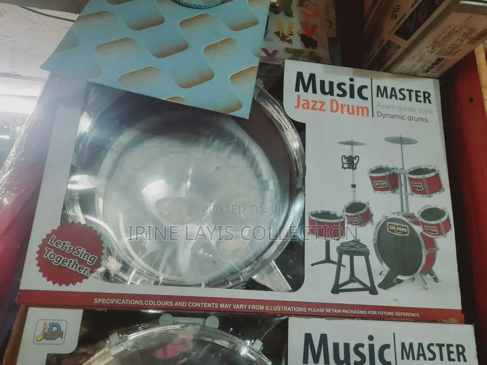 Music Master Jazz Drum" Toy Set For Children.