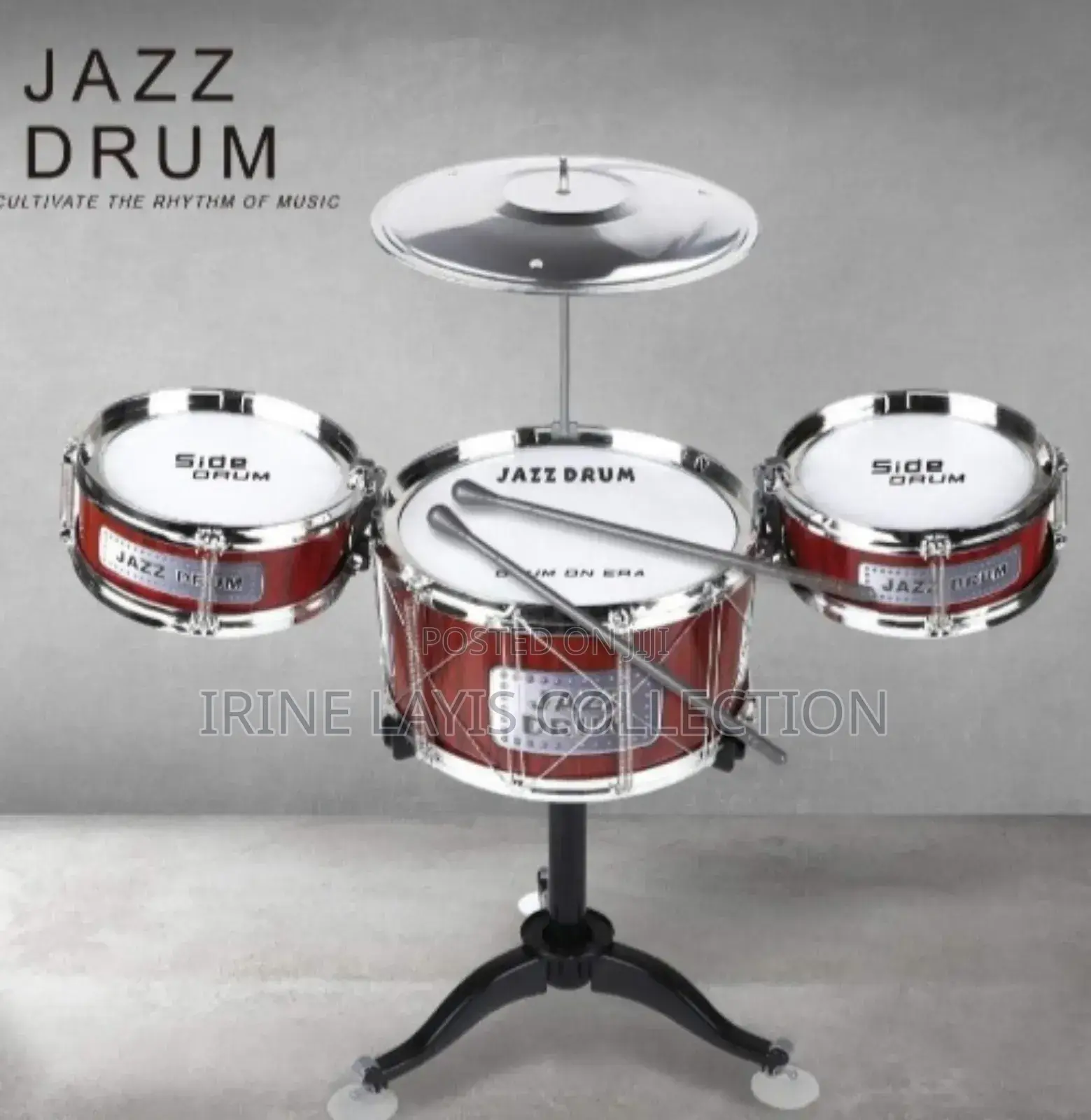 Music Master Jazz Drum" Toy Set For Children.