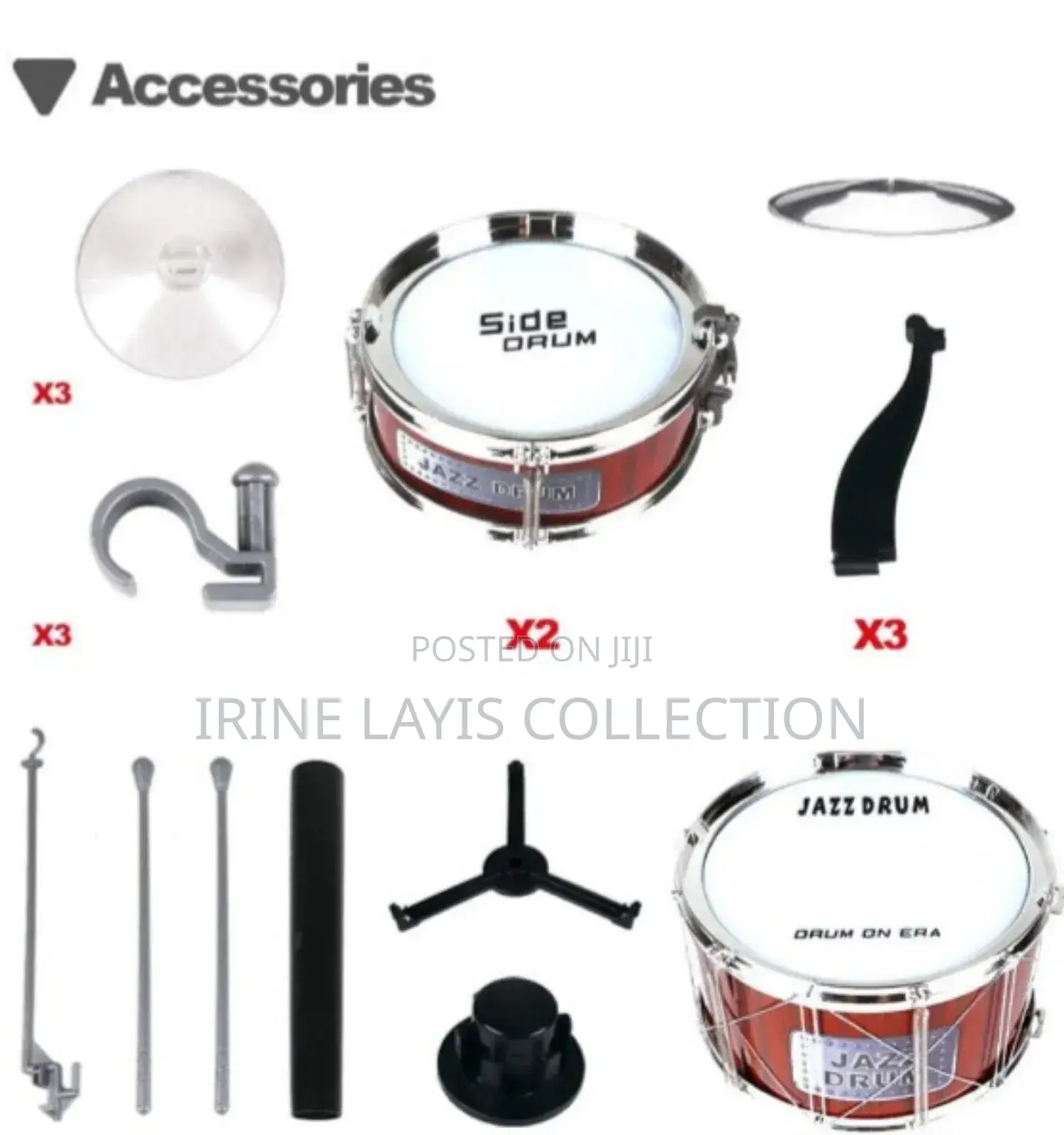 Music Master Jazz Drum" Toy Set For Children.