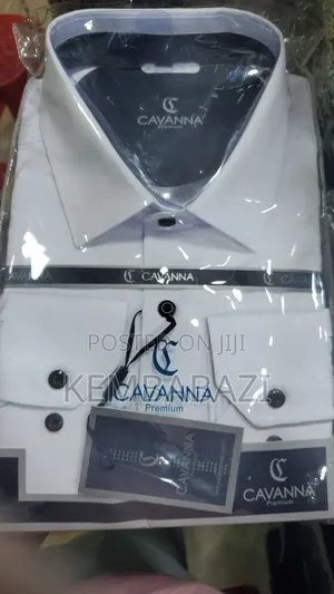 Cavanna Men's Long-Sleeve Suit Shirt
