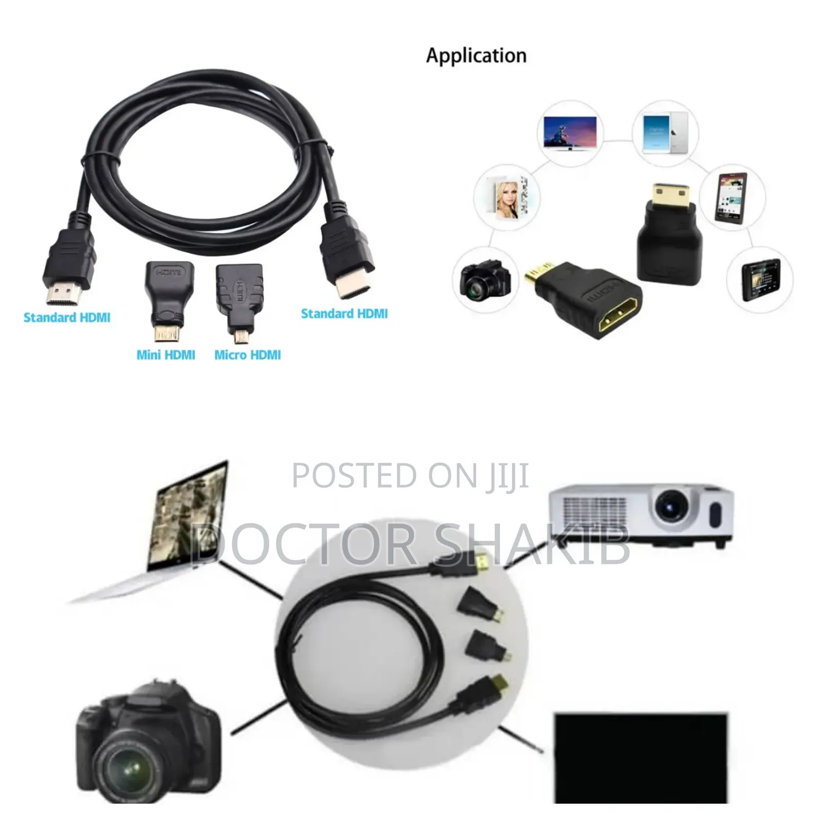 New 3-in-1 Hdmi Cable Kit