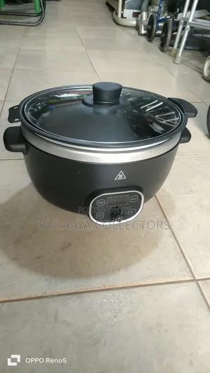 George Home 6l Black Digital Slow Cooker, Uk Used.