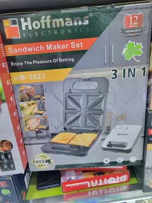 3in1 Hoffman Electric Sandwich Maker Machine