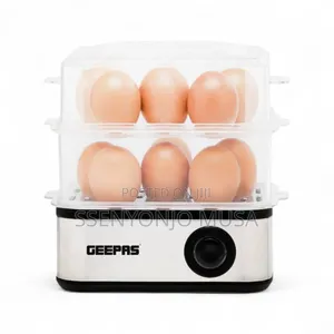 Geepas Egg Boiler - Cook Up to 16 Eggs, Auto Switch Off,500w