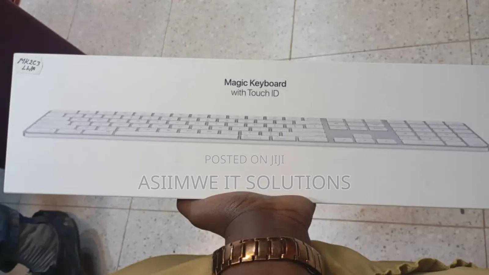 Apple Magic Keyboard With Touch Id and Numeric Keypad.