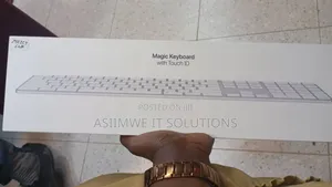 Apple Magic Keyboard With Touch Id and Numeric Keypad.