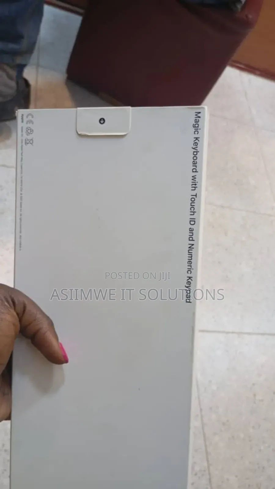Apple Magic Keyboard With Touch Id and Numeric Keypad.