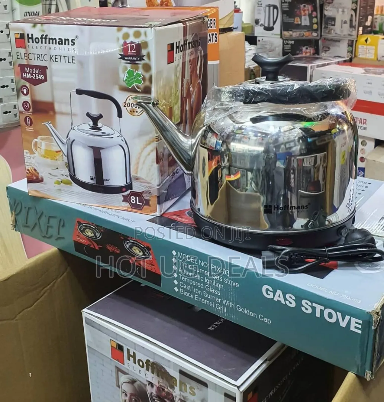 8l Hoffmans Hm-2549 Electric Kettle (8l Capacity, 2000w) - Multicolor