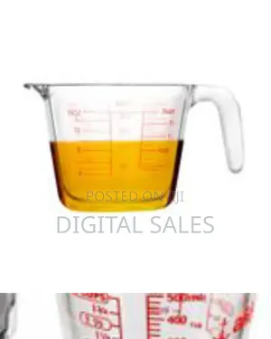 500ml Glass Measuring Cups Jugs With 4 Kinds of Scale Mark Heat