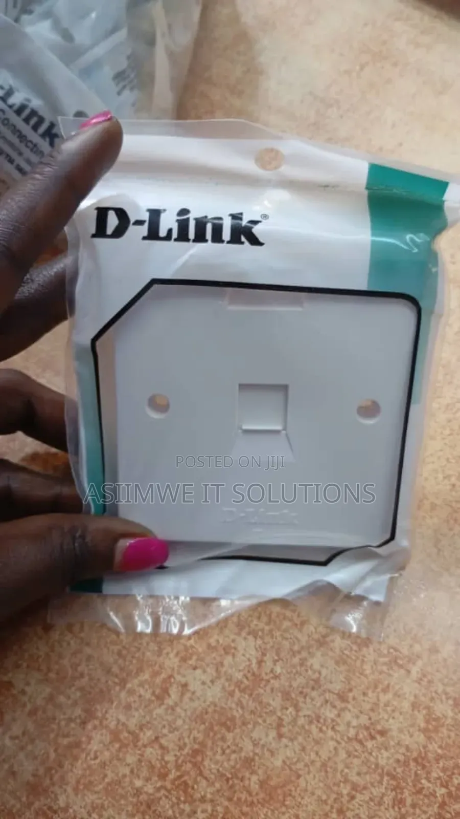 D-Link Faceplate, a Single-Port
